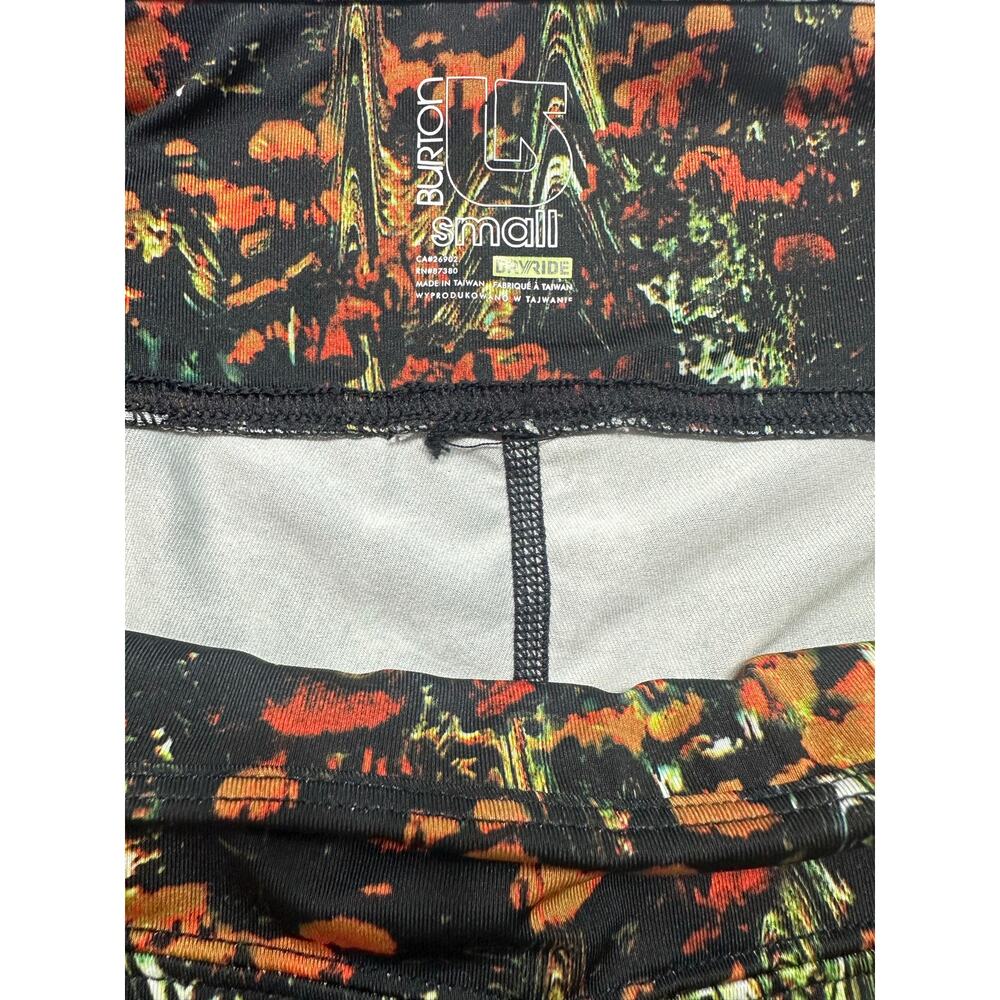 Burton DryRide Acid Flora Print Lightweight Base Layer Leggings Size Small - Picture 7 of 12